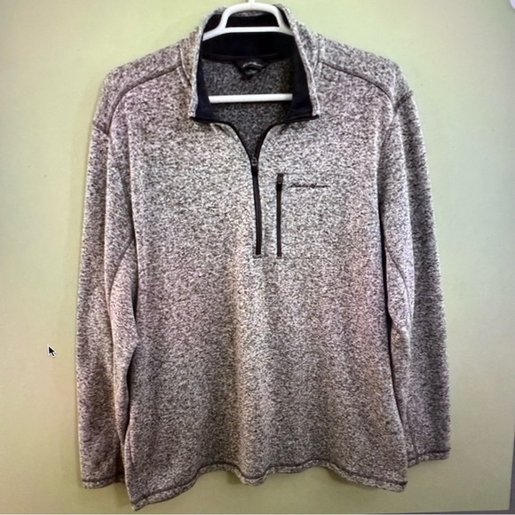 Eddie Bauer men’s big and tall quarter zip sweater size 3XL tall sweatshirt - Picture 1 of 6